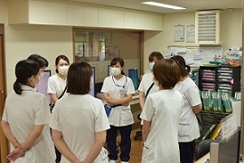 画像：勤務終了